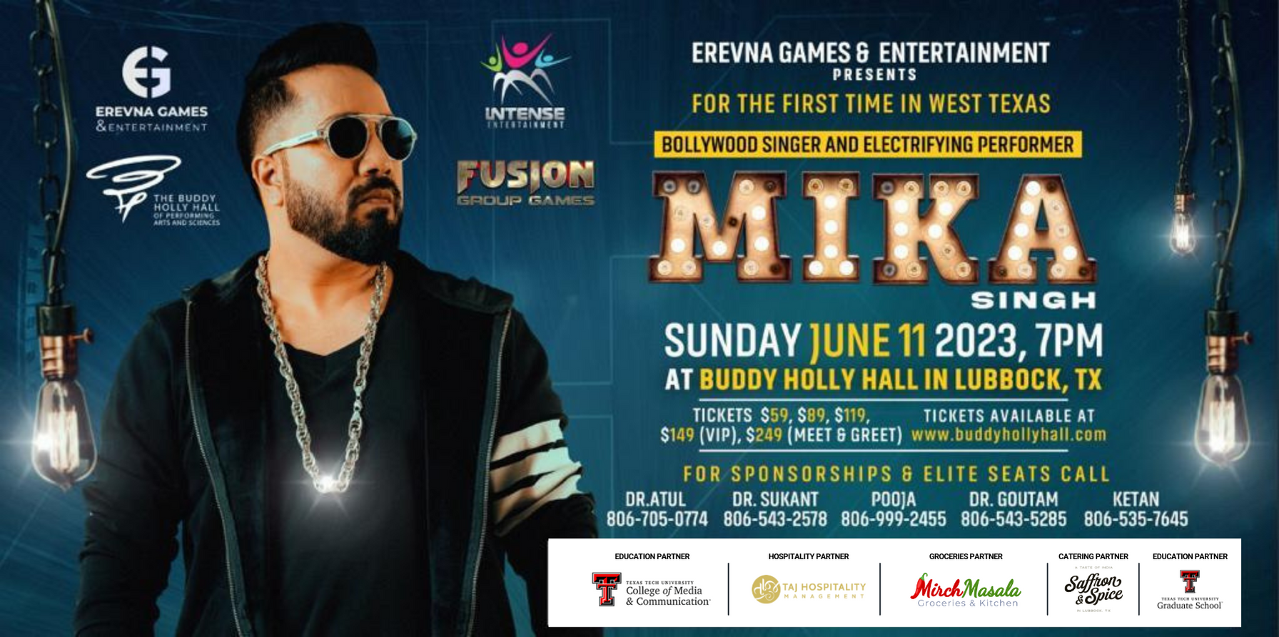 Mika Singh Live In West Texas Lubbock For The First Time By Erevna Games